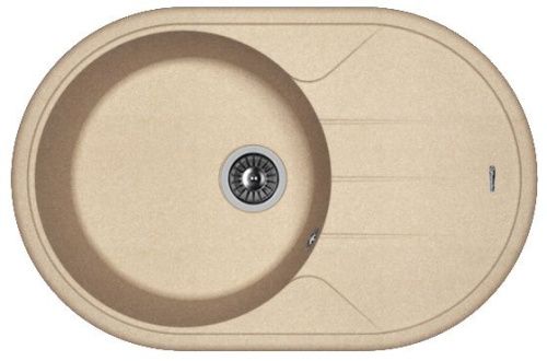 Кухонная мойка Florentina Лотос 780 20.295.C0780.107 80х50 цвет бежевый поверхность матовая