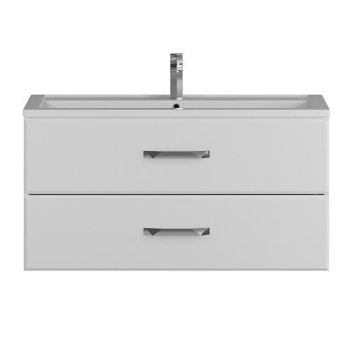 Тумба с раковиной Uperwood Foster 291020533 100х50 цвет белый