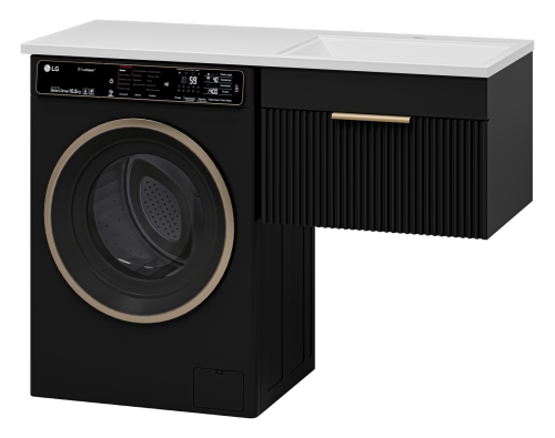 Тумба под раковину Brevita Enfida ENF-09060-021Я 60х50 подвесная цвет черный