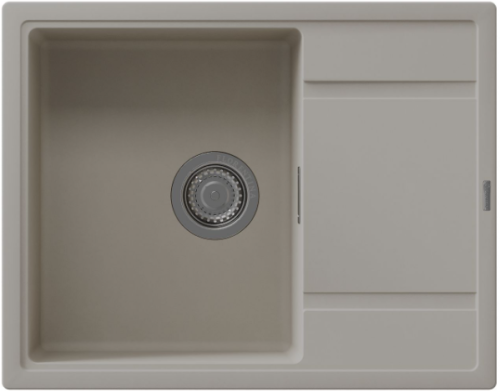 Кухонная мойка Florentina Эстель 650 20.520.C0650.305 65х50 цвет серый поверхность матовая