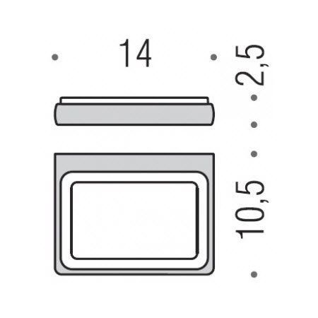 Мыльница Colombo Lulu B6201.CR-VAN - фото 2
