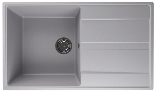 Кухонная мойка Ulgran Quartz Prima 850-04 85х50 цвет серый