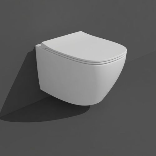 Чаша унитаза подвесная Simas Juniper JU18bi цвет белый без сиденья безободковая смыв торнадо