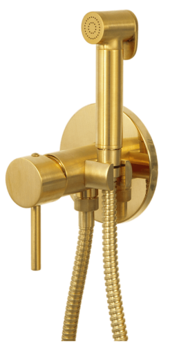 Гигиенический душ со смесителем Remer X65WBG золото