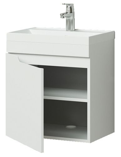 Тумба с раковиной Итана ALEXA CS00080610 50х30 подвесная цвет белый