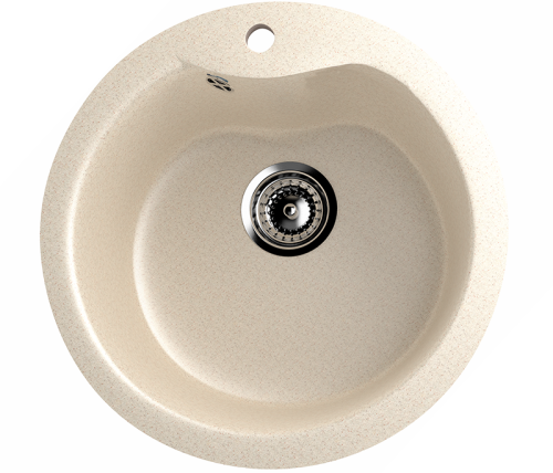 Кухонная мойка Ulgran Classic U-102-328 50х50 цвет бежевый