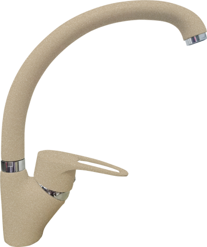 Смеситель для кухни Granfest 1024 кашемир на мойку бежевый