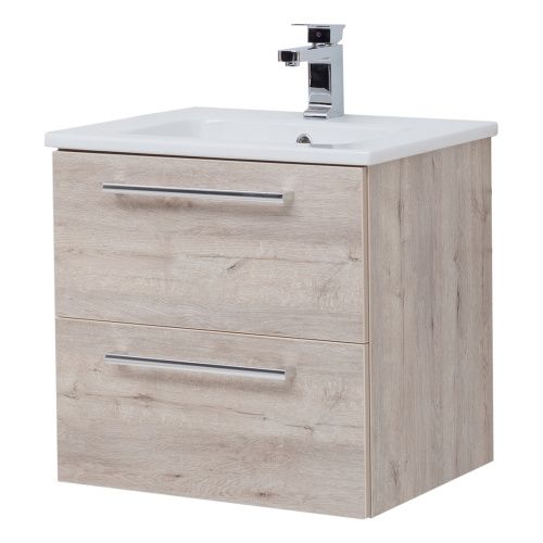 Тумба под раковину Dreja Gio 77.0102D 60х50 подвесная цвет коричневый