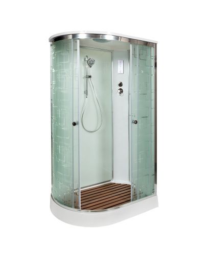 Душевая кабина AvaCan EM1511REL 110х80 асимметричная с крышей ориентация правая