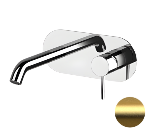 Смеситель для раковины Remer X Style X15BG встраиваемый в стену золото