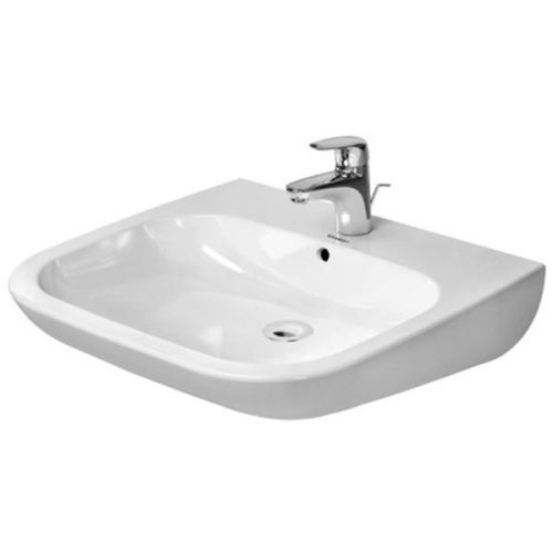 Раковина Duravit D-Code 23126000002 60х60 подвесная цвет белый 1 отверстие под смеситель