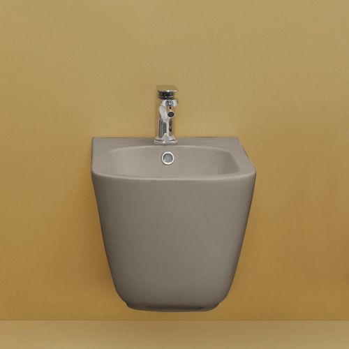 Биде подвесное Kerasan TRIBECA 512581 цвет бежевый