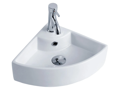 Раковина керамическая Gid Suspendido 61101 50х30 подвесная цвет белый 1 отверстие под смеситель