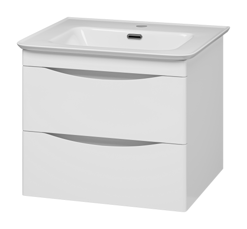 Тумба под раковину Misty Мираж П-Мир-01060-011П2Я 50х50 подвесная цвет белый