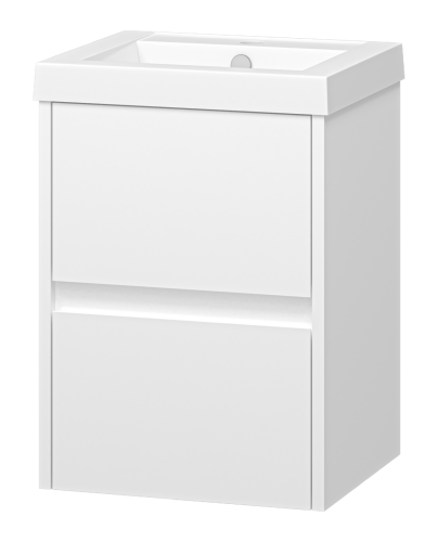 Тумба под раковину Misty Алиса Э-Али01040-011П2Я 40х40 подвесная цвет белый