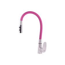 Смеситель для кухни RavSlezak AMUR AM719.5/12R на мойку розовый