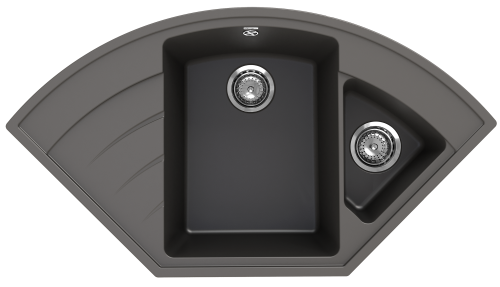 Кухонная мойка Ulgran Quartz Marta 1000-09 100х55 цвет серый