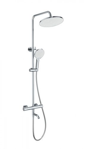 Душевая стойка Wonzon & Woghand Inn WW-B3065-T1-CR настенная цвет хром с термостатом