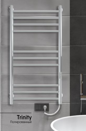Полотенцесушитель электрический Indigo Line Trinity LСLTE100-50Rt 55х100 хром