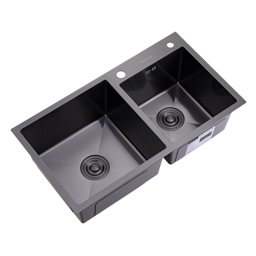 Кухонная мойка Splenka S706.7843.09 80х45 цвет серый поверхность матовая