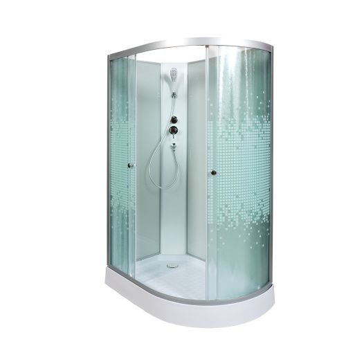 Душевая кабина AvaCan L902LN 120х80 асимметричная без крыши ориентация левая