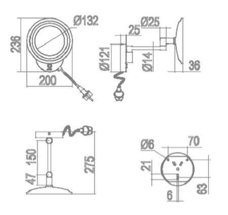 Косметическое зеркало Inda MY MIRROR AV258ANE - фото 3