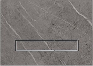 Клавиша смыва механическая KK POL Vitrum Grande V1 350/PPK/415-00-03 цвет серый