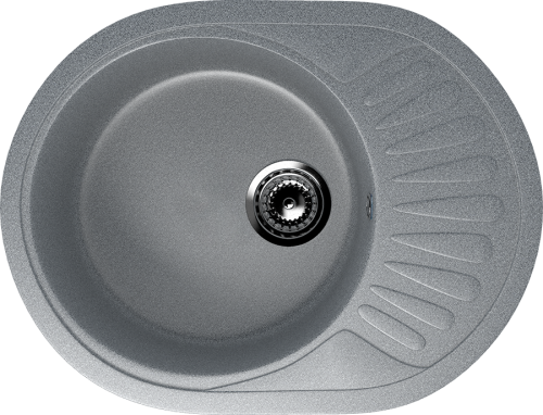 Кухонная мойка Ulgran Classic U-107m-309 55х45 цвет серый