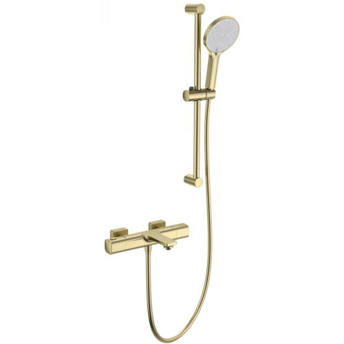 Душевой гарнитур Wonzon & Woghand Solid WW-C2011-A-BG настенный золото с термостатом