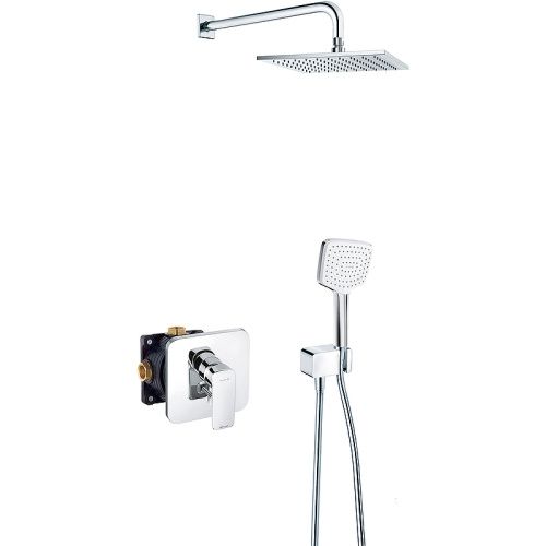 Душевая система Kludi PURE&STYLE 406300575 встраиваемая в стену цвет хром