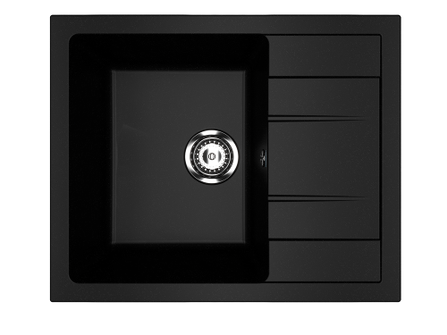 Кухонная мойка Ulgran Classic U-607-344 60х50 цвет черный