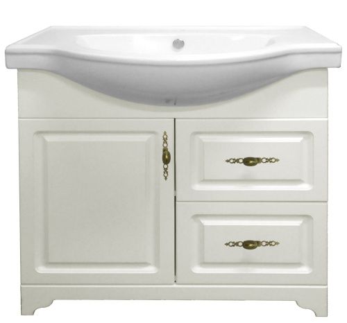 Тумба с раковиной Loranto Janet CS00049870 80х50 напольная цвет зеленый