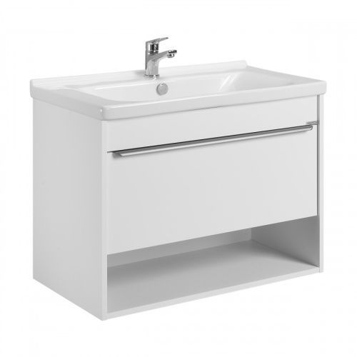 Тумба под раковину Aquaton Хоуп 1A287301HP2B0 80х40 подвесная цвет белый