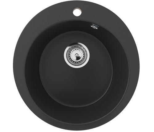 Кухонная мойка Ulgran Classic U-405-344 50х50 цвет черный