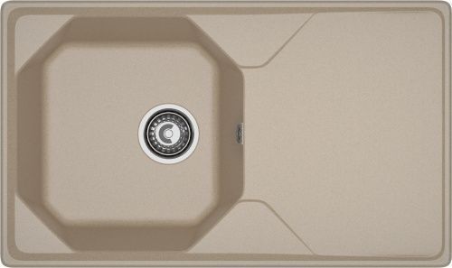 Кухонная мойка Granfest Unique U-840L песочный 85х50 цвет бежевый поверхность матовая