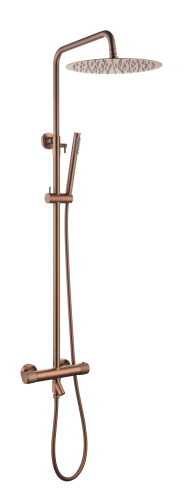 Душевая стойка Boheme Uno 468-T-CB настенная цвет медь
