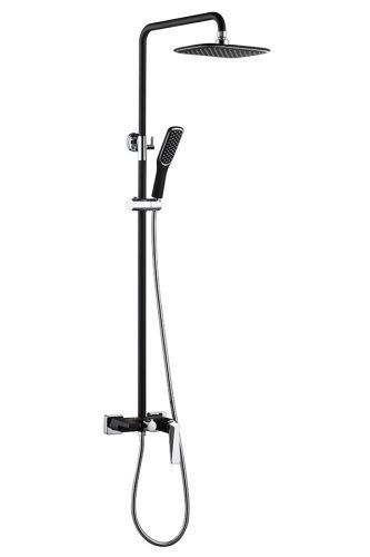 Душевая стойка Boheme Venturo 378-B настенная цвет черный