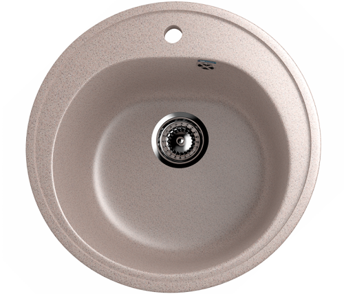 Кухонная мойка Ulgran Classic U-101-302 50х50 цвет бежевый