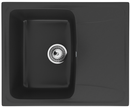 Кухонная мойка Ulgran Classic U-201-344 60х45 цвет черный