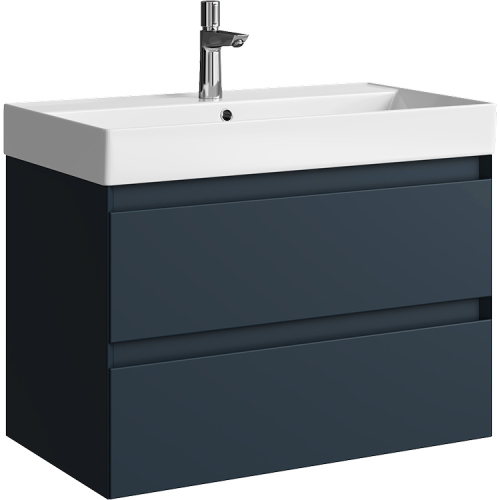 Тумба под раковину Aqwella Y GE01082GRM 80х50 подвесная цвет серый