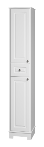 Шкаф-пенал Misty Ларго Лар-05035-0101Л 40х200 напольный цвет белый
