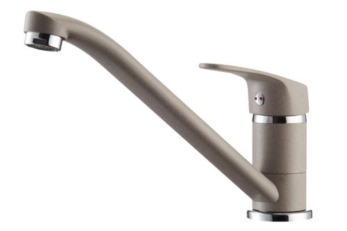 Смеситель для кухни Aquaton АРКОС 1AX001FCXX250 на мойку серый