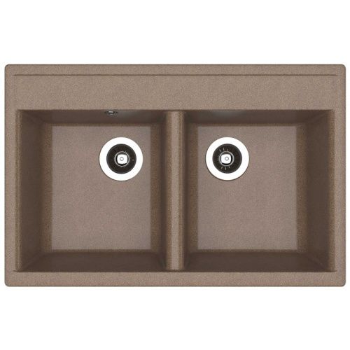 Кухонная мойка Dr.Gans Астра 780 25.060.E0780.406 80х50 цвет коричневый поверхность матовая