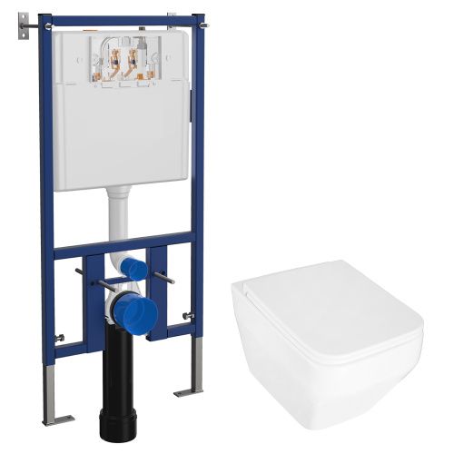 Комплект унитаз с инсталляцией  Loranto  4501+AZ-0062 UQ1