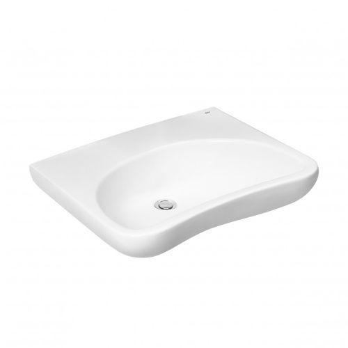 Раковина из сантехнического фарфора Roca Access ZRU9307660 60х60 подвесная цвет белый