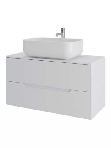 Тумба с раковиной Orange Line Li-100TuwMDF+B03-600W 100х50