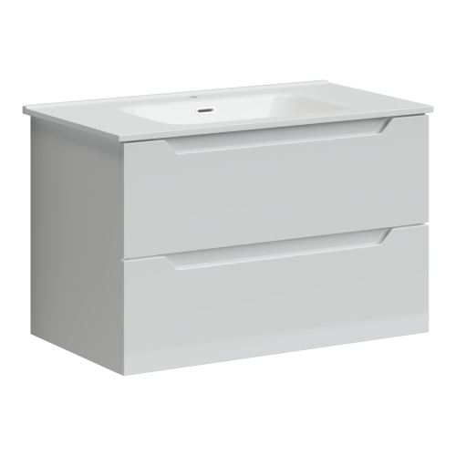 Тумба под раковину Sancos Norma 2.0 NR2.080W 80х50 подвесная цвет белый