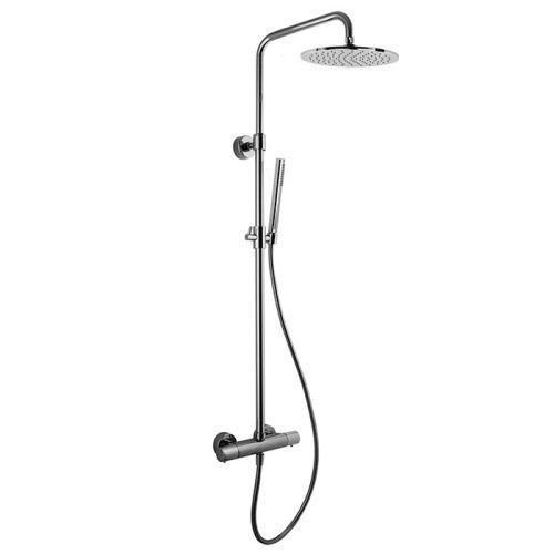 Душевая стойка Fima Carlo Frattini Shower column F4285/R256SN настенная цвет никель