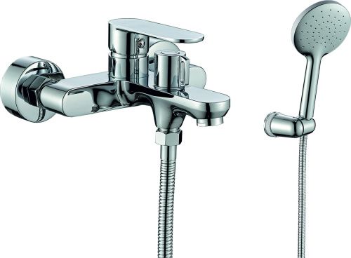 Смеситель для ванны Rush Luson LU1630-44 настенный хром