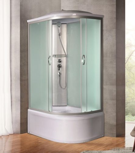 Душевая кабина River NARA 10000006211 110х80 асимметричная с крышей ориентация левая